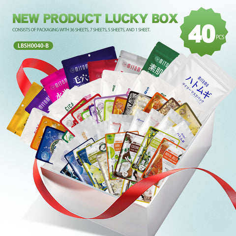 MITOMO Radiant Skin 40-Sheet Lucky Box [LBSH0040-B]