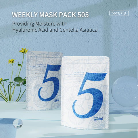 Weekly Mask Pack 505 Providing Moisture with Hyaluronic Acid and Centella Asiatica [CCSA00505-B-075]