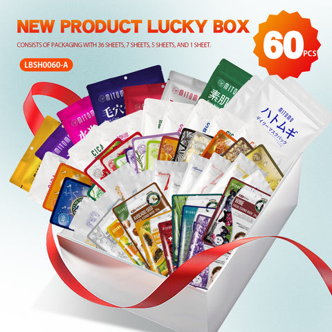 MITOMO Moist Skin 60-Sheet Lucky Box [LBSH0060-A]