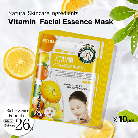 MITOMO Natural 512 Vitamin Facial Essence Mask[MTSS00512-A-4J]