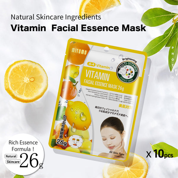 MITOMO Natural 512 Vitamin Facial Essence Mask[MTSS00512-A-4J]