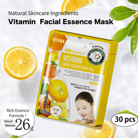 MITOMO Natural 512 Vitamin Facial Essence Mask[MTSS00512-A-4Jx003]