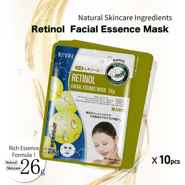 MITOMO Natural 512 Retinol Facial Essence Mask[MTSS00512-A-5J]