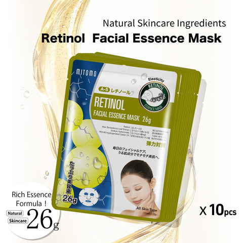 MITOMO Natural 512 Retinol Facial Essence Mask[MTSS00512-A-5J]