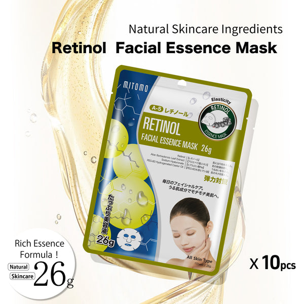 MITOMO Natural 512 Retinol Facial Essence Mask[MTSS00512-A-5J]