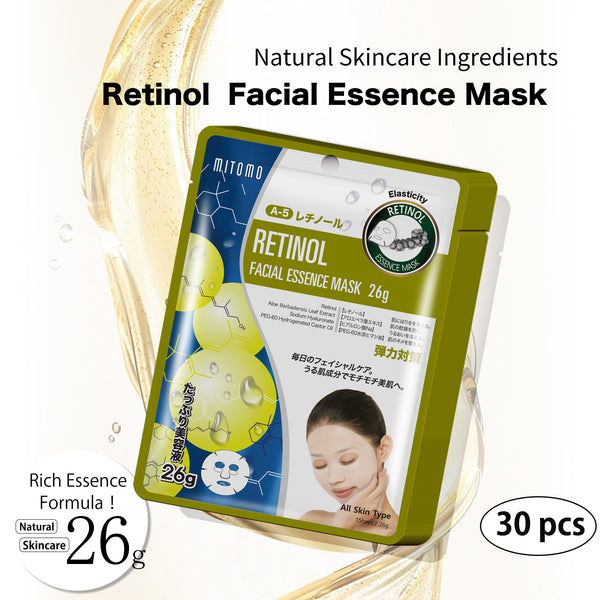 MITOMO Natural 512 Retinol Facial Essence Mask[MTSS00512-A-5Jx003]