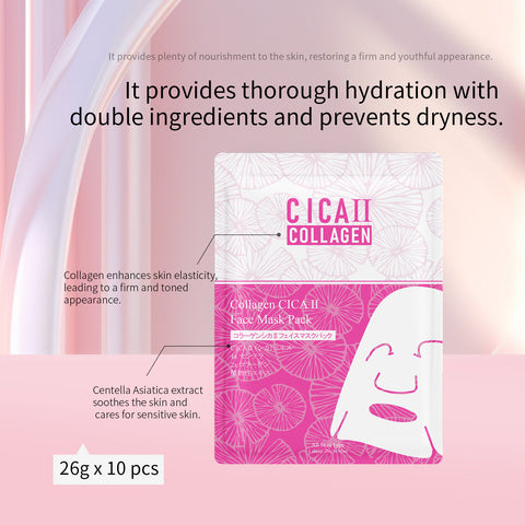 Collagen CICA Ⅱ Face Mask Pack[CCSA00002-A-026]