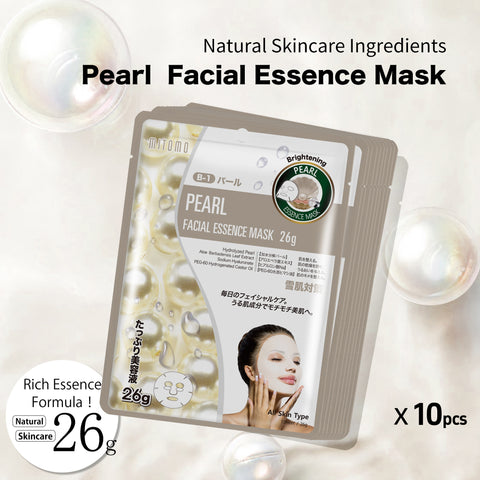 MITOMO Natural 512 Pearl Facial Essence Mask[MTSS00512-B-1J]