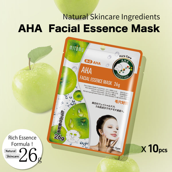 MITOMO Natural 512 AHA Facial Essence Mask[MTSS00512-B-2J]