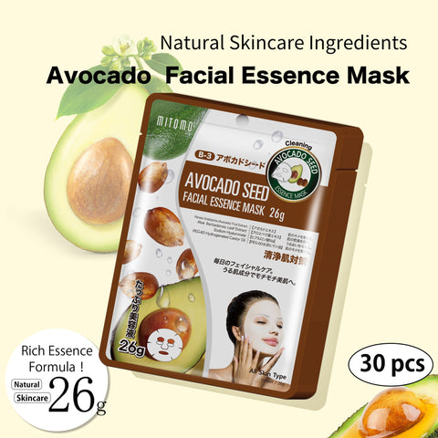 MITOMO Natural 512Avocado Seed Facial Essence Mask[MTSS00512-B-3Jx003]