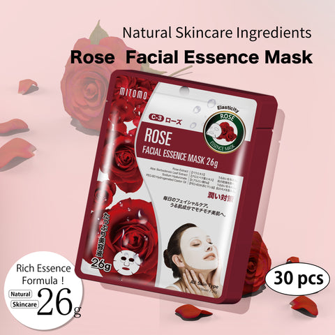 MITOMO Natural 512 Rose Facial Essence Mask[MTSS00512-C-3Jx003]