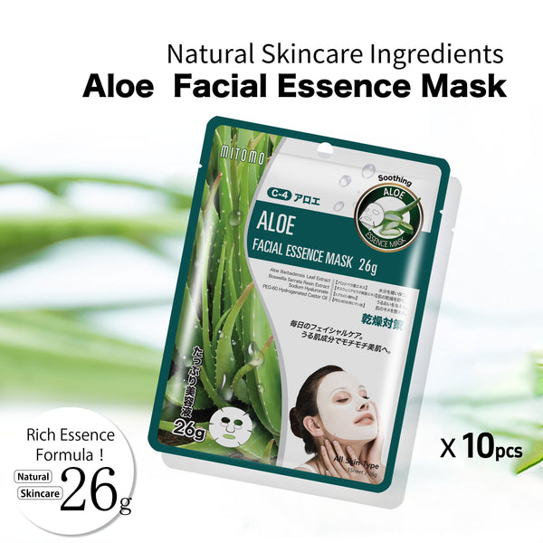 MITOMO Natural 512 Aloe Facial Essence Mask[MTSS00512-C-4J]