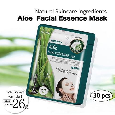 MITOMO Natural 512 Aloe Facial Essence Mask[MTSS00512-C-4Jx003]