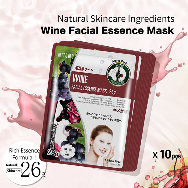 MITOMO Natural 512 Wine Facial Essence Mask[MTSS00512-D-7J]