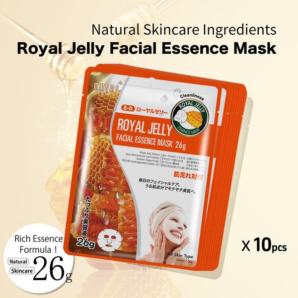 MITOMO Natural 512 Royal Jelly Facial Essence Mask[MTSS00512-E-0J]