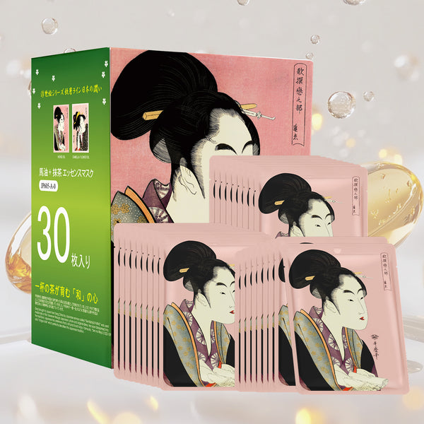 Mitomo Horse Oil + Matcha Facial Essence Mask [JPSS00605-A-0x003]