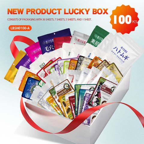 MITOMO Moist Skin 100-Sheet Lucky Box [LBSH0100-A]