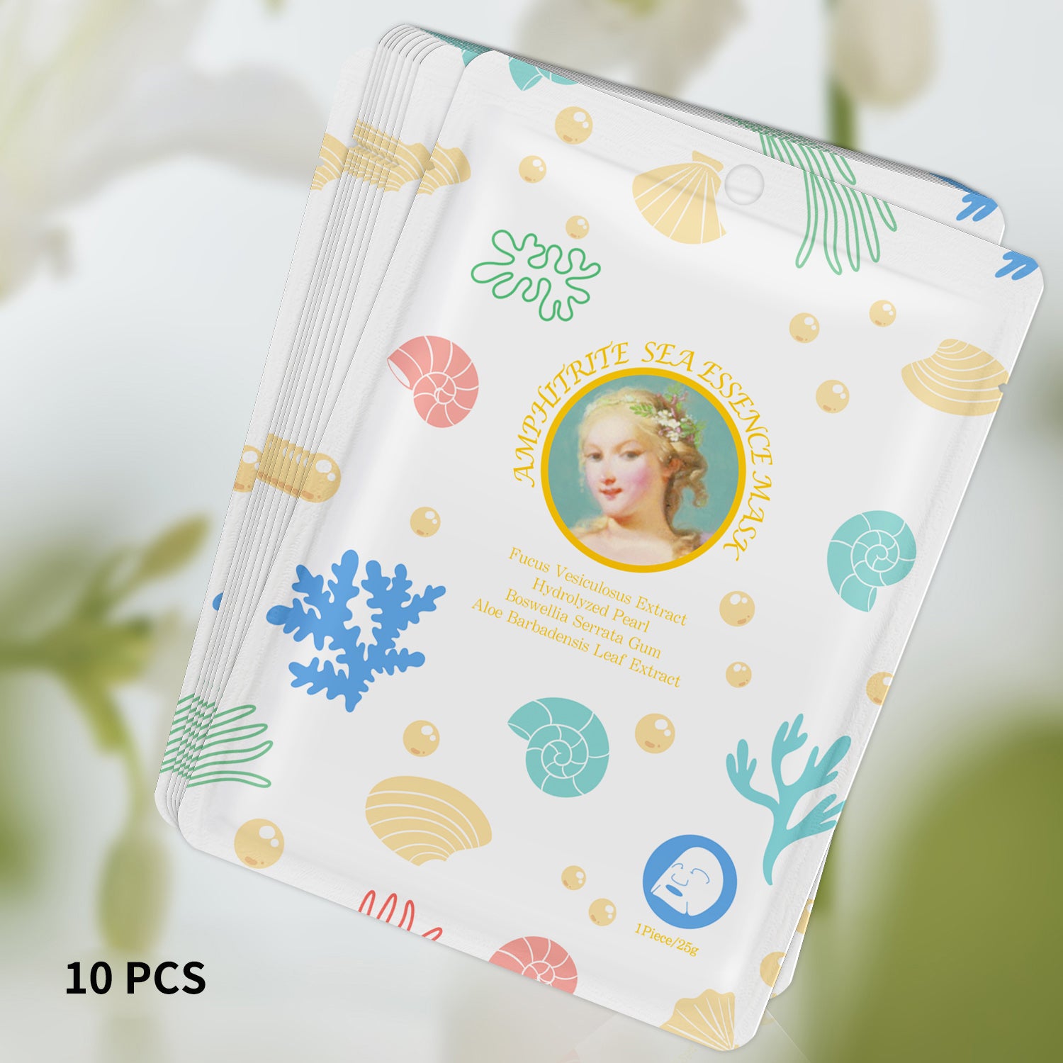 Mitomo Amphitrite Sea Essence Mask  303 x 10 pcs [MGSS00303-D-025] - Mitomo 