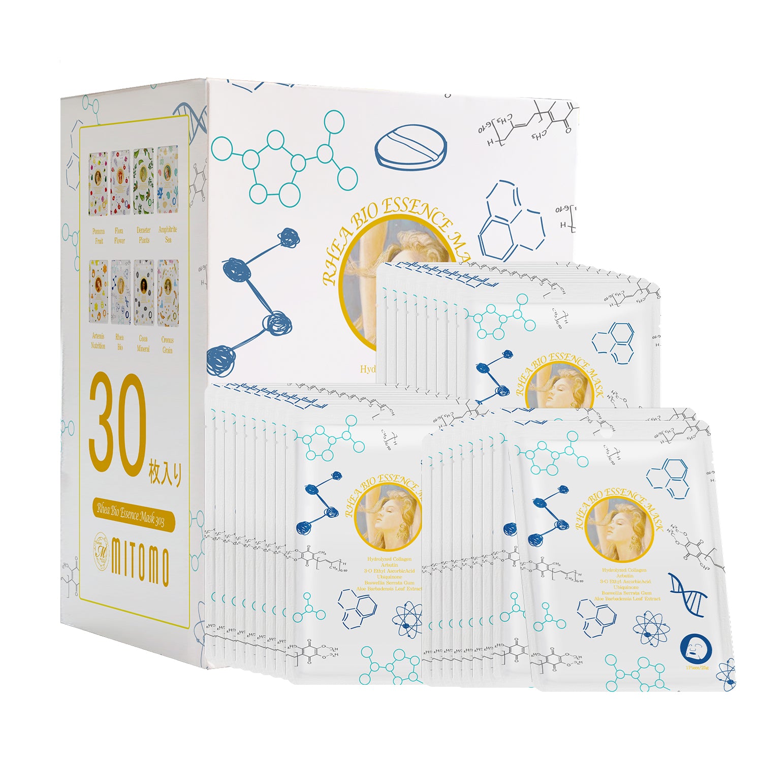MITOMO Rhea Bio Essence Mask 303 x 30 pcs [MGSS00303-F-025x003]