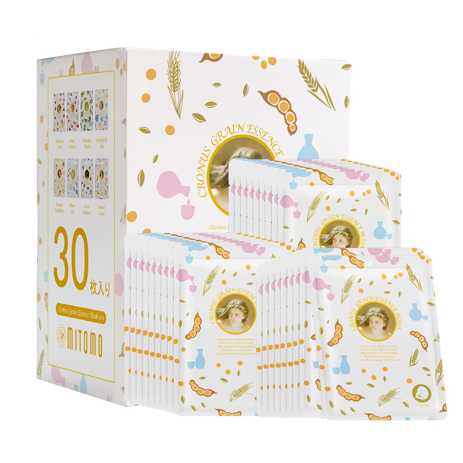 MITOMO Cronus Grain Essence Mask  303   /25gX30 pcs [MGSS00303-H-025x003]