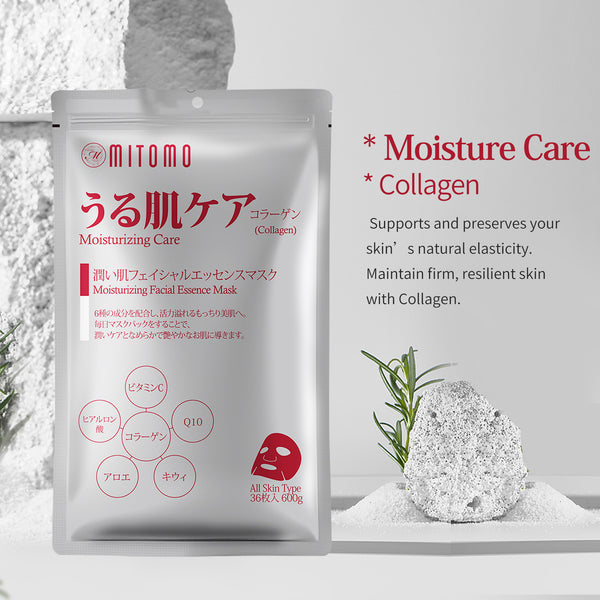 MITOMO A-Type Mask ( 36 sheets/Unit) Choose from 9 types, mix & match as you like! Made in Japan, skin-friendly quality you can trust.