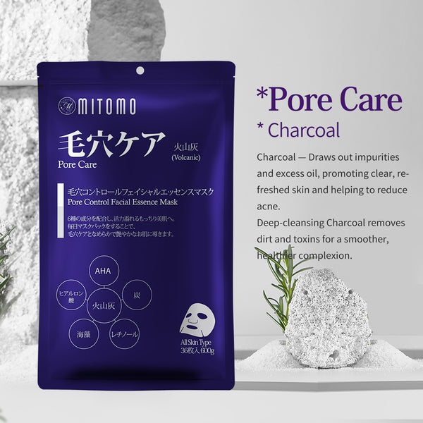 MITOMO A-Type Mask ( 36 sheets/Unit) Choose from 9 types, mix & match as you like! Made in Japan, skin-friendly quality you can trust.