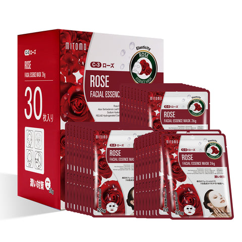 MITOMO Natural 512 Rose Facial Essence Mask[MTSS00512-C-3Jx003]
