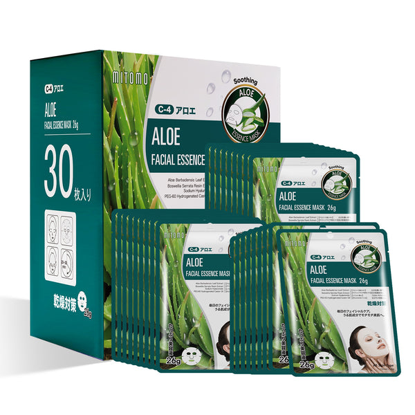 MITOMO Natural 512 Aloe Facial Essence Mask[MTSS00512-C-4Jx003]
