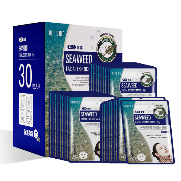 MITOMO Natural 512 Seaweed Facial Essence Mask[MTSS00512-C-5Jx003]