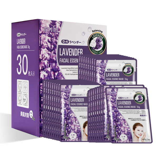 MITOMO Natural 512 Lavender Facial Essence Mask[MTSS00512-D-4Jx003]