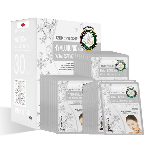 MITOMO Natural 516 Hyaluronic Acid Facial Essence Mask/30 Sheets[MTSS00516-A-1x003]