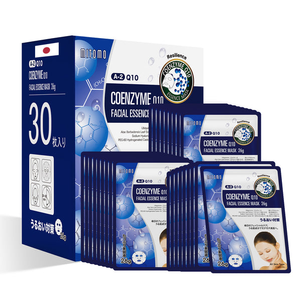 MITOMO Natural 516 Q10 Facial Essence Mask/30 Sheets[MTSS00516-A-2x003]
