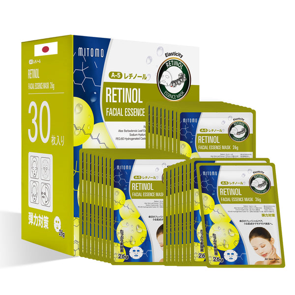 MITOMO Natural 516 Retinol Facial Essence Mask/30 Sheets[MTSS00516-A-5x003]