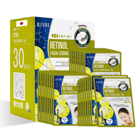 MITOMO Natural 516 Retinol Facial Essence Mask/30 Sheets[MTSS00516-A-5x003]