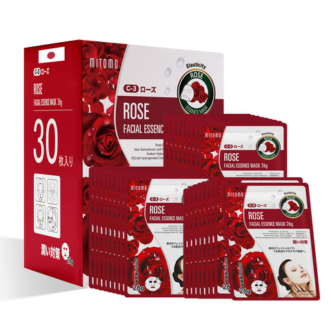 MITOMO Natural 516 Rose Facial Essence Mask[MTSS00516-C-3x003]