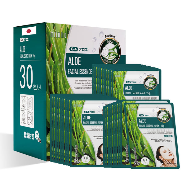 MITOMO Natural 516 Aloe Facial Essence Mask[MTSS00516-C-4x003]