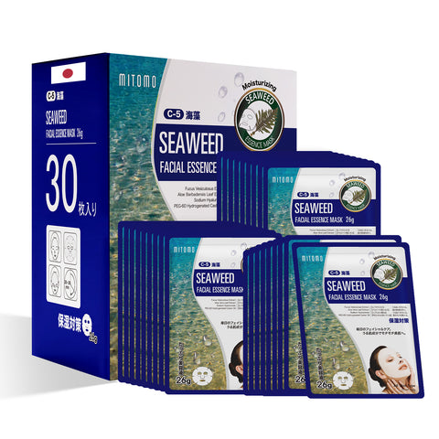 MITOMO Natural 516 Seaweed Facial Essence Mask/30 Sheets [MTSS00516-C-5x003]