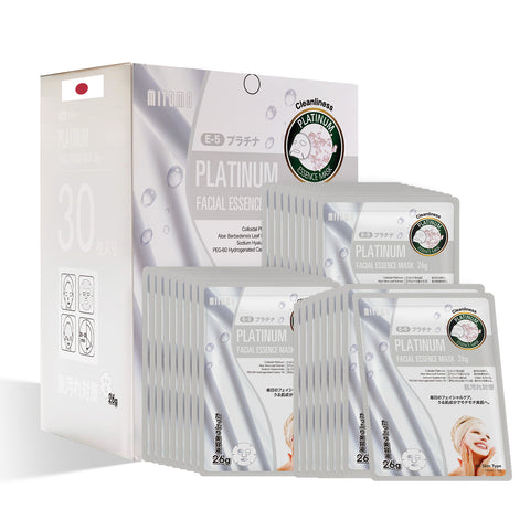 MITOMO Natural 516 Platinum Facial Essence Mask：30 Sheets[MTSS00516-E-5x003]
