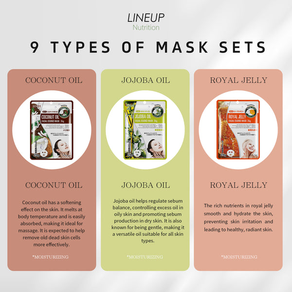 MITOMO Radiant Skin 100 Mask Set/Combo B-100 Set[PRSH0100-B]