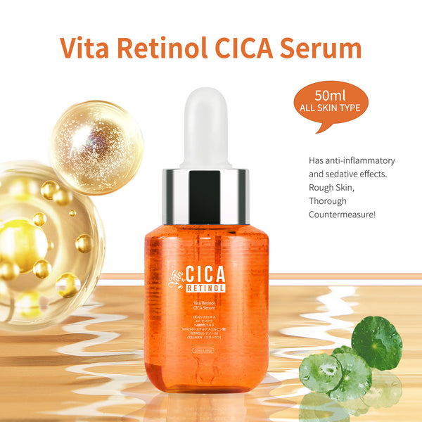 Dual Care Set with Retinol & CICA | Face & Neck Masks (6 sheets) + Serum  | Hydration & Firming [LMT-CC050+CC035]