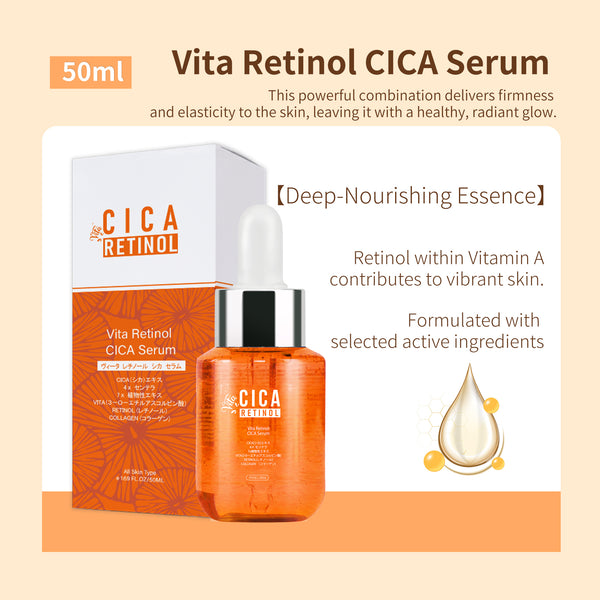 Retinol & CICA Dual Action Skincare Set | Serum + Face Masks for Hydration & Firmness [LIMIT-CC050+CC026]