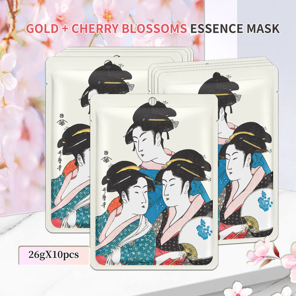 MITOMO GOLD + CHERRY BLOSSOMS ESSENCE MASK[JPSS00604-A-0]