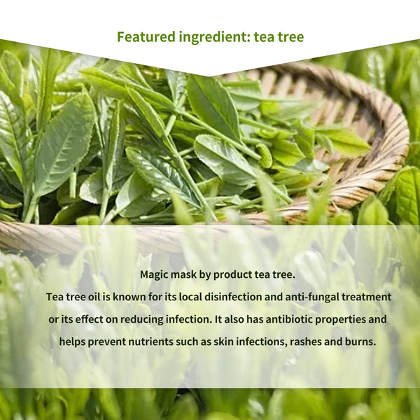 Mitomo Tea Tree Facial Essence Mask | 30 Sheets | Clarifying & Oil Control [JPSS00612-D-1x003]