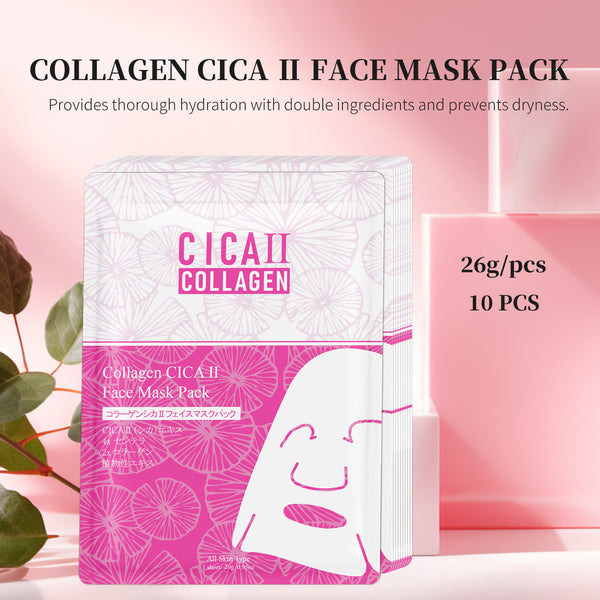 Collagen CICA Ⅱ Face Mask Pack[CCSS00002-A-026]