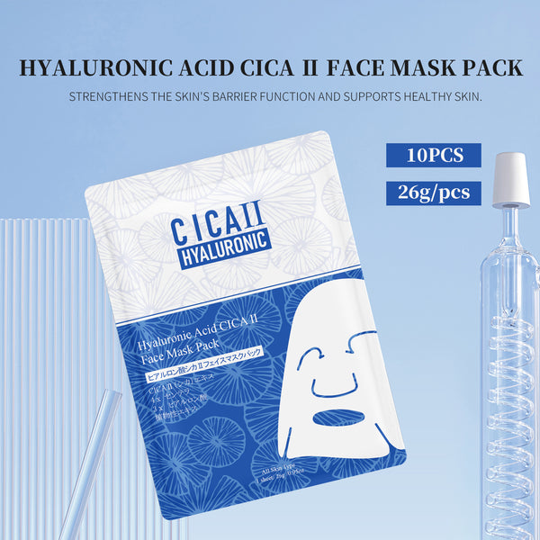 Hyaluronic Acid CICA Ⅱ Face Mask Pack[CCSA00002-B-026]