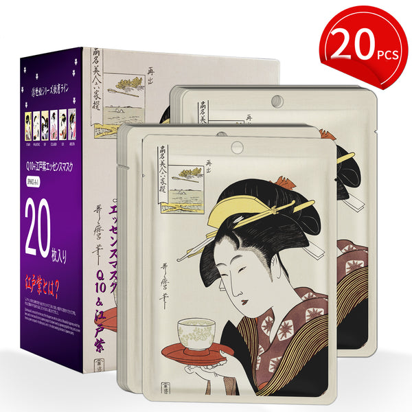 MITOMO Q10 + LITHOSPERMUM ESSENCE MASK /20PCS [JPSS00602-A-1x002]