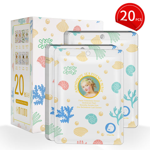 Mitomo Amphitrite Sea Essence Mask   /25gX20 pcs[MGSS00303-D-025x002]