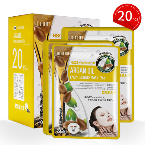 MITOMO Natural 512 Argan Oil Facial Essence Mask[MTSS00512-C-0Jx002]