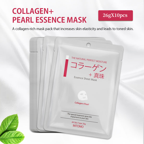 MITOMO COLLAGEN+PEARL ESSENCE MASK [MCSS00601-A-1]