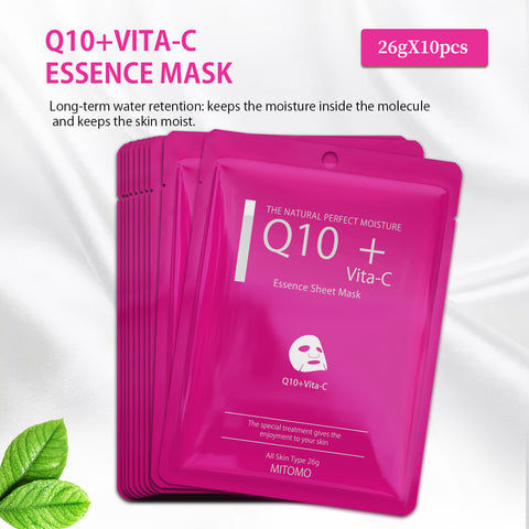 MITOMO Q10+VITA-C ESSENCE MASK[MCSS00601-A-3]